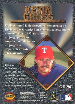 1997 Pacific Prism Invincible - Gems of the Diamond #GD-96 Kevin Gross Back