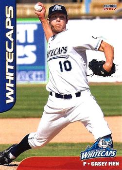 2007 Choice West Michigan Whitecaps #10 Casey Fien Front