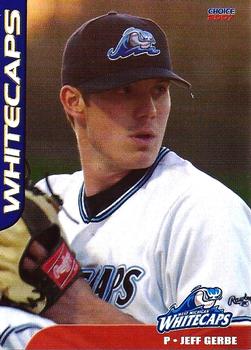 2007 Choice West Michigan Whitecaps #12 Jeff Gerbe Front