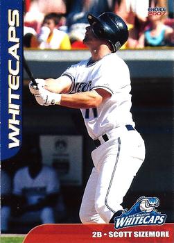 2007 Choice West Michigan Whitecaps #22 Scott Sizemore Front