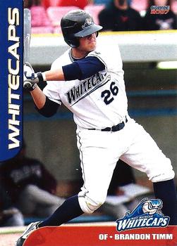 2007 Choice West Michigan Whitecaps #25 Brandon Timm Front