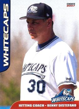 2007 Choice West Michigan Whitecaps #29 Benny DiStefano Front