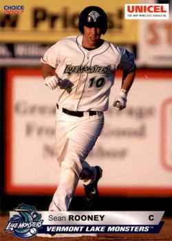 2007 Choice Vermont Lake Monsters #22 Sean Rooney Front