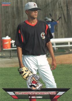 2007 Choice Williamsport Crosscutters #10 Abel Gomez Front