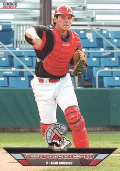2007 Choice Williamsport Crosscutters #23 Alan Robbins Front