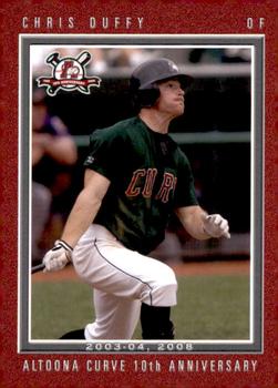2008 Grandstand Altoona Curve 10th Anniversary #NNO Chris Duffy Front