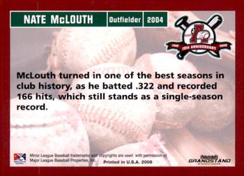 2008 Grandstand Altoona Curve 10th Anniversary #NNO Nate McLouth Back