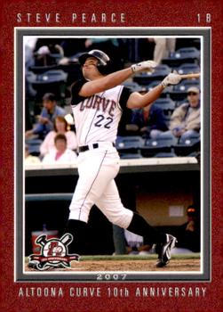 2008 Grandstand Altoona Curve 10th Anniversary #NNO Steve Pearce Front