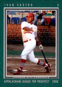 2008 Grandstand Appalachian League Top Prospects #NNO Ivan Castro Front