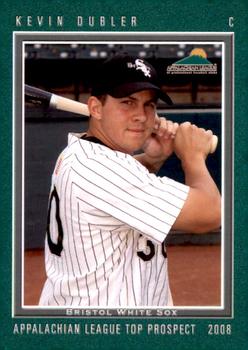 2008 Grandstand Appalachian League Top Prospects #NNO Kevin Dubler Front