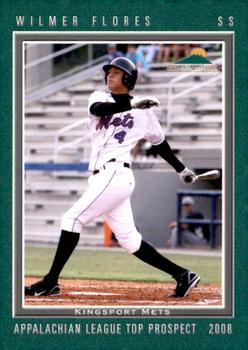 2008 Grandstand Appalachian League Top Prospects #NNO Wilmer Flores Front