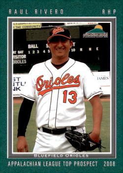 2008 Grandstand Appalachian League Top Prospects #NNO Raul Rivero Front