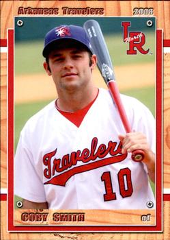 2008 Grandstand Arkansas Travelers #NNO Coby Smith Front