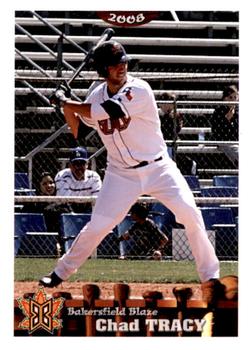 2008 Grandstand Bakersfield Blaze #NNO Chad Tracy Front