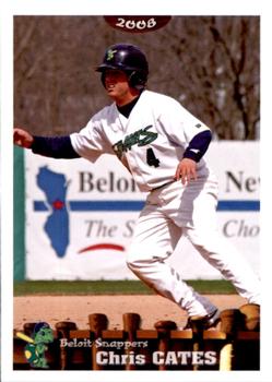2008 Grandstand Beloit Snappers #5 Chris Cates Front
