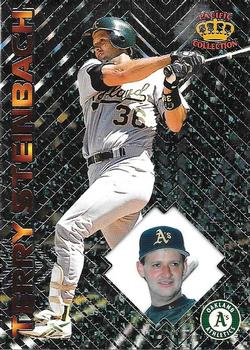 1997 Pacific Prism Invincible - Platinum #60 Terry Steinbach Front