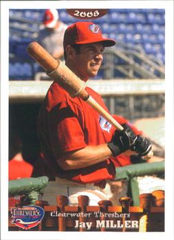2008 Grandstand Clearwater Threshers #NNO Jay Miller Front