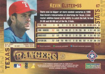 1997 Pinnacle - Museum Collection #67 Kevin Elster Back