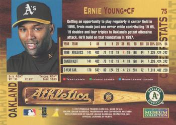 1997 Pinnacle - Museum Collection #75 Ernie Young Back