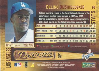 1997 Pinnacle - Museum Collection #95 Delino DeShields Back