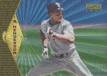 1997 Pinnacle - Museum Collection #104 Rickey Henderson Front