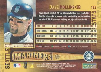 1997 Pinnacle - Museum Collection #123 Dave Hollins Back