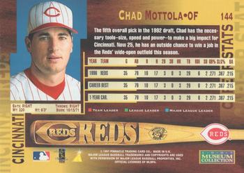 1997 Pinnacle - Museum Collection #144 Chad Mottola Back