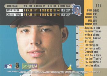 1997 Pinnacle - Museum Collection #169 Justin Thompson Back