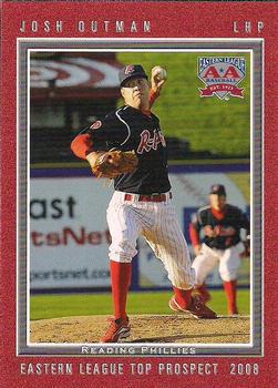 2008 Grandstand Eastern League Top Prospects #NNO Josh Outman Front