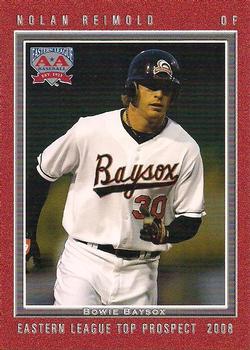 2008 Grandstand Eastern League Top Prospects #NNO Nolan Reimold Front