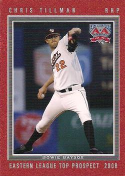 2008 Grandstand Eastern League Top Prospects #NNO Chris Tillman Front