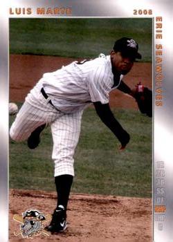 2008 Grandstand Erie SeaWolves #NNO Luis Marte Front