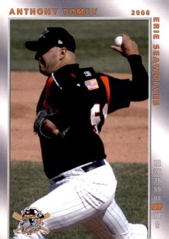 2008 Grandstand Erie SeaWolves #NNO Anthony Tomey Front