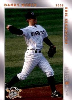 2008 Grandstand Erie SeaWolves #NNO Danny Worth Front