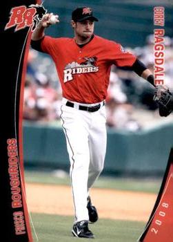 2008 Grandstand Frisco RoughRiders #NNO Corey Ragsdale Front