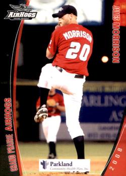 2008 Grandstand Grand Prairie AirHogs #NNO James Morrison Front