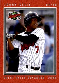 2008 Grandstand Great Falls Voyagers #2 Johny Celis Front