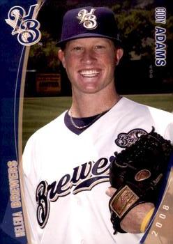 2008 Grandstand Helena Brewers #NNO Cody Adams Front