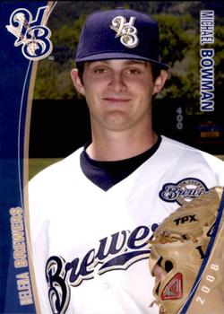 2008 Grandstand Helena Brewers #NNO Michael Bowman Front