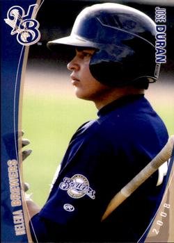 2008 Grandstand Helena Brewers #NNO Jose Duran Front