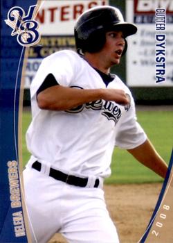 2008 Grandstand Helena Brewers #NNO Cutter Dykstra Front