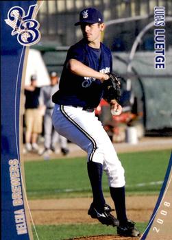 2008 Grandstand Helena Brewers #NNO Lucas Luetge Front