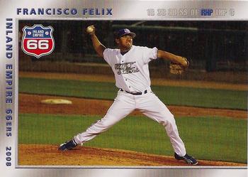 2008 Grandstand Inland Empire 66ers #NNO Francisco Felix Front