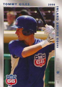 2008 Grandstand Inland Empire 66ers #NNO Tommy Giles Front