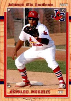 2008 Grandstand Johnson City Cardinals #NNO Osvaldo Morales Front