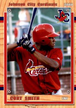 2008 Grandstand Johnson City Cardinals #NNO Curt Smith Front