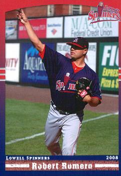 2008 Grandstand Lowell Spinners Update #NNO Robert Romero Front