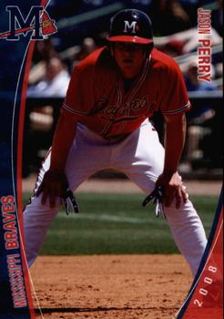 2008 Grandstand Mississippi Braves #NNO Jason Perry Front