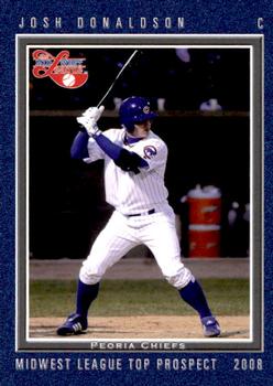 2008 Grandstand Midwest League Top Prospects #NNO Josh Donaldson Front