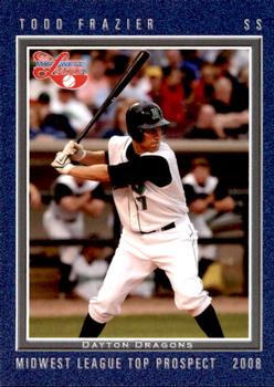 2008 Grandstand Midwest League Top Prospects #NNO Todd Frazier Front
